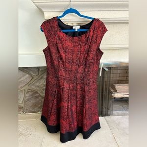 Signature by Robbie Bee Red and Black Dress